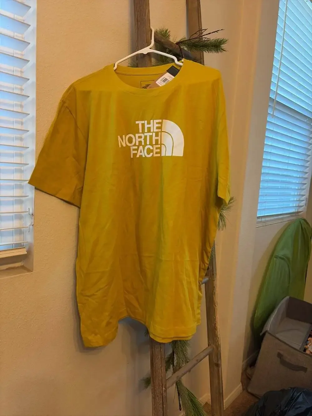 The North Face Men's Evo Half Dome Short Sleeve T-Shirt in Dijon Yellow
